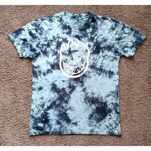 Spitfire T-Shirt Boys Size Large Graphic Blue Tye Die Short Sleeve